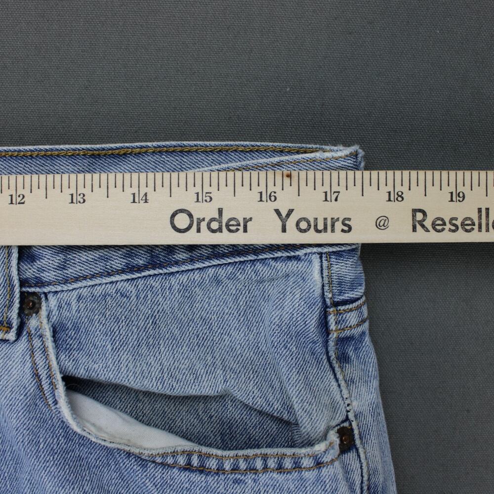 Levis 550 Jeans Relaxed Fit Straight Leg Mens 36x30 Blue - Picture 6 of 13